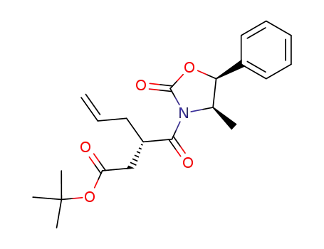 (S)-3-((4R,5S)-4-Methyl-2-oxo-5-phenyl-oxazolidine-3-carbonyl)-hex-5-enoic acid tert-butyl ester
