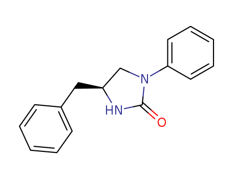 Molecular Structure of 195198-33-5 (2-Imidazolidinone, 1-phenyl-4-(phenylmethyl)-, (4S)-)