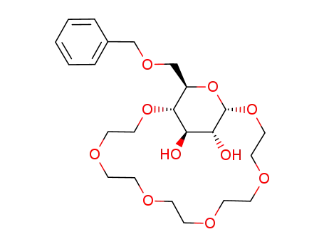 6-O-Benzyl-1,4-O-(3,6,9,12-tetraoxatetradecan-1,14-diyl)-α-D-glucopyranose