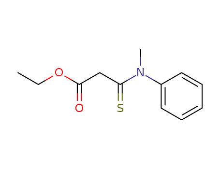 Propanoic acid, 3-(methylphenylamino)-3-thioxo-, ethyl ester
