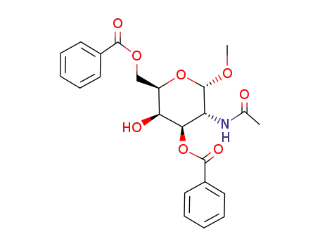 methyl 2-acetamido-3,6-di-O-benzoyl-2-deoxy-α-D-galactopyranoside