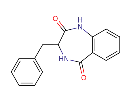 Molecular Structure of 10167-35-8 (3-PHENYLMETHYL-3,4-DIHYDRO-1,4-BENZODIAZEPIN-2,5-DIONE)