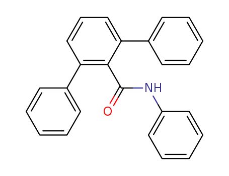 Molecular Structure of 103068-19-5 (1,1':3',1''-terphenyl-2'-carboxanilide)