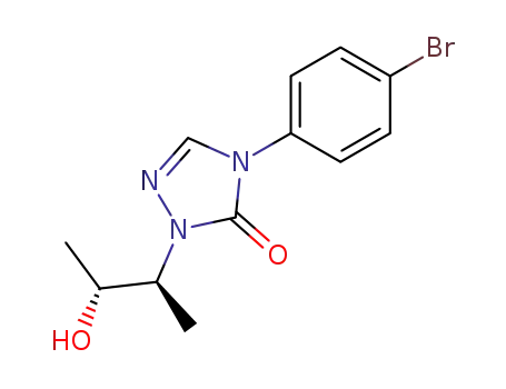 3H-1,2,4-Triazol-3-one,
4-(4-bromophenyl)-2,4-dihydro-2-[(1S,2R)-2-hydroxy-1-methylpropyl]-