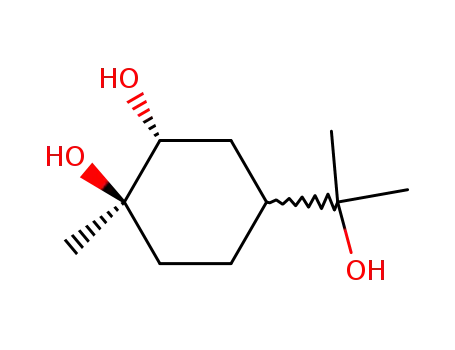 Molecular Structure of 62014-81-7 ((4α)-p-Menthane-1α,2β,8-triol)