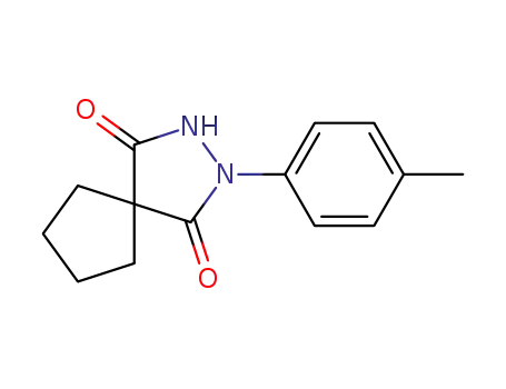 Molecular Structure of 291773-87-0 (2-(p-tolyl)-2,3-diazaspiro[4.4]nonane-1,4-dione)