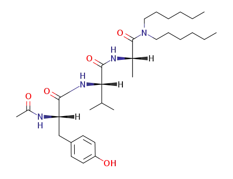 (S)-2-[(S)-2-Acetylamino-3-(4-hydroxy-phenyl)-propionylamino]-N-((S)-1-dihexylcarbamoyl-ethyl)-3-methyl-butyramide