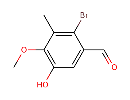 2-Bromo-5-hydroxy-4-methoxy-3-methylbenzaldehyde