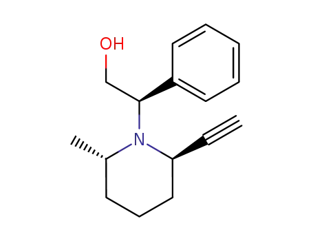 (2R,6S,1'R)-N-(2-hydroxy-1-phenylethyl)-2-ethynyl-6-methylpiperidine