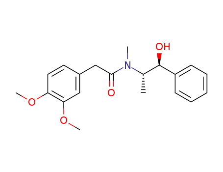 (+)-<1'S,2'S>-N-(2'-hydroxy-1'-methyl-2'-phenylethyl)-2-(3,4-dimethoxyphenyl)-N-methylacetamide