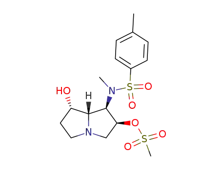{(1R,2S,7S,7aS)-7-hydroxy-1-[methyl(4-tolylsulfonyl)amino]hexahydro-1H-pyrrolizin-2-yl} methanesulfonate
