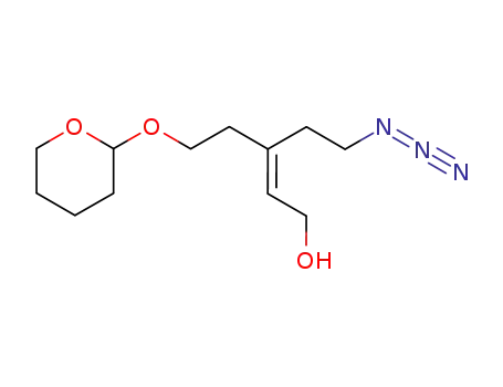 (E)-3-(2-Azido-ethyl)-5-(tetrahydro-pyran-2-yloxy)-pent-2-en-1-ol