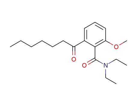 N,N-diethyl-2-heptanoyl-6-methoxybenzamide