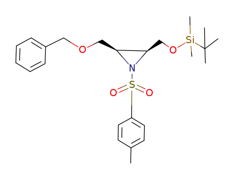 (2S,3R)-3-(benzyloxy)methyl-2-(tert-butyldimethylsiloxy)methyl-1-<(4-methylphenyl)sulfonyl>aziridine