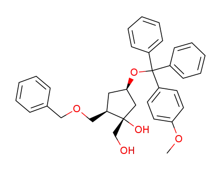 (1R,3R,4S)-3-(benzyloxymethyl)-4-(hydroxymethyl)-1-(4-methoxyphenyldiphenylmethoxy)-4-cyclopentanol