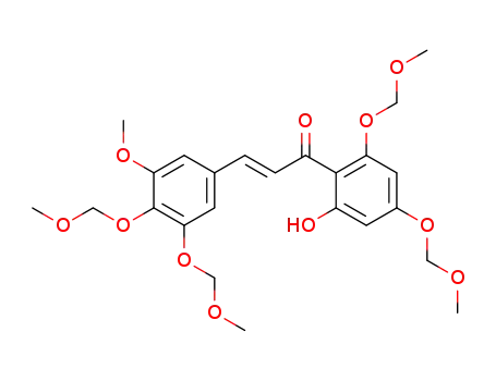 1-(2-hydroxy-4,6-bismethoxymethoxyphenyl)-3-(3-methoxy-4,5-bis-methoxymethoxyphenyl)propenoate
