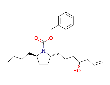 (2R,5R)-1-[(Benzyloxy)carbonyl]-2-butyl-5-(4-hydroxyhept-6-enyl)pyrrolidine