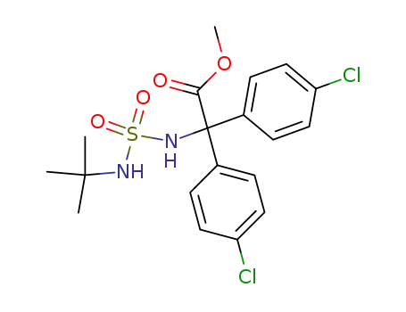 N-tert-butyl-N'-[1,1-bis(4-chlorophenyl)-1-(methoxycarbonyl)methyl]sulfamide