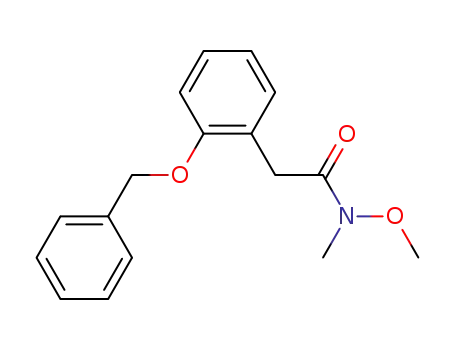 2-[2-(Benzyloxy)phenyl]-N-methoxy-N-methylacetamide