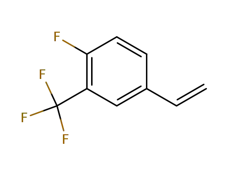 Molecular Structure of 584-22-5 (4-fluoro-3-trifluoromethyl-styrene)