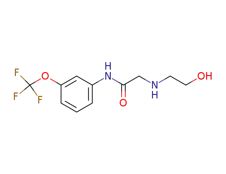 2- (2-HYDROXYETHYLAMINO) -N- (3- (TRIFLUOROMETHOXY) PHENYL) 아 세타 미드