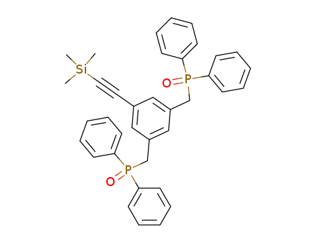 3,5-bis(diphenylphosphinoylmethyl)trimethylsilylethynylbenzene