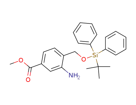 3-Amino-4-(tert-butyl-diphenyl-silanyloxymethyl)-benzoic acid methyl ester