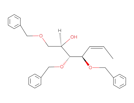(Z)-(2R,3R,4R)-1,3,4-Tris-benzyloxy-hept-5-en-2-ol