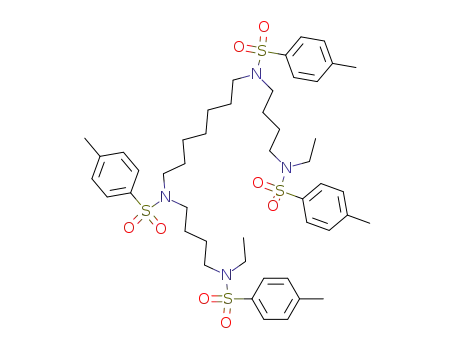 N<sup>1</sup>,N<sup>5</sup>,N<sup>13</sup>,N<sup>17</sup>-tetra(p-toluenesulfonyl)-1,17-bis(ethylamino)-5,13-diazaheptadecane