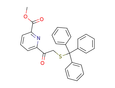 6-(2-Tritylsulfanyl-acetyl)-pyridine-2-carboxylic acid methyl ester