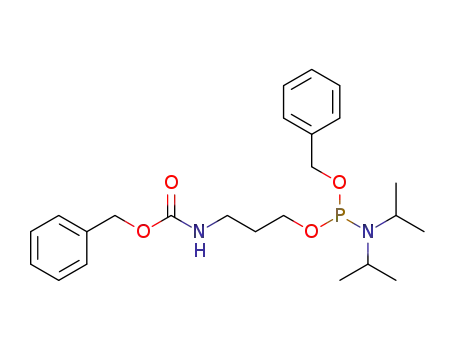 (benzyloxy)<(3-(N-carbobenzoxyamino)propyl)oxy>(diisopropylamino)phosphine
