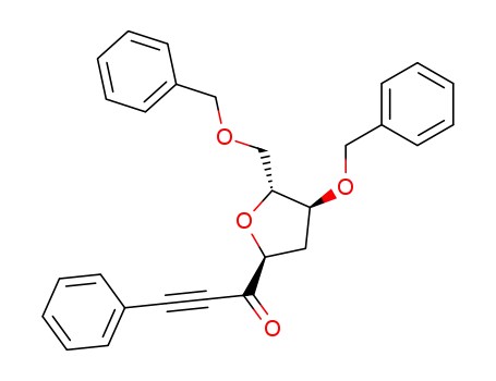 Molecular Structure of 263006-28-6 (1-((2S,4S,5R)-4-Benzyloxy-5-benzyloxymethyl-tetrahydro-furan-2-yl)-3-phenyl-propynone)