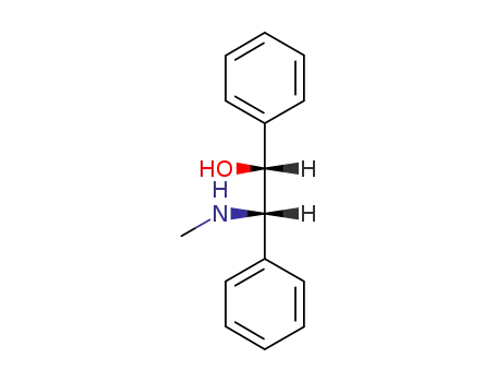 Molecular Structure of 550-58-3 ((1R,2S)-1,2-Diphenyl-2-(methylamino)ethanol)