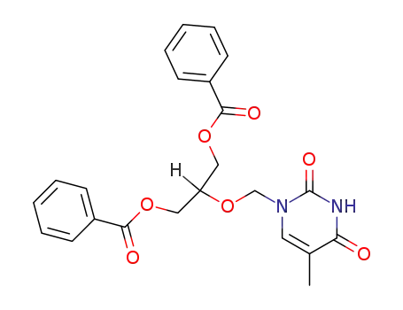2-((5-methyl-2,4-dioxo-3,4-dihydropyrimidin-1(2H)-yl)methoxy)propane-1,3-diyl dibenzoate