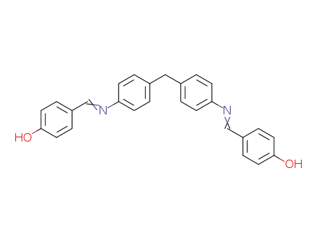 Molecular Structure of 72906-30-0 (4,4'-[Methylenebis(4,1-phenylenenitrilomethylidyne)]diphenol)