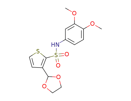 3-(1,3-dioxolan-2-yl)-N-(3,4-dimethoxyphenyl)-2-thiophenesulfonamide