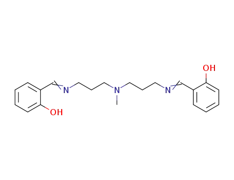 Molecular Structure of 1052-34-2 (2-([[3-(3-methyl[3-[(2-hydrobenzylidene)amino]propyl]amino)propyl]imino]methyl)phenol)