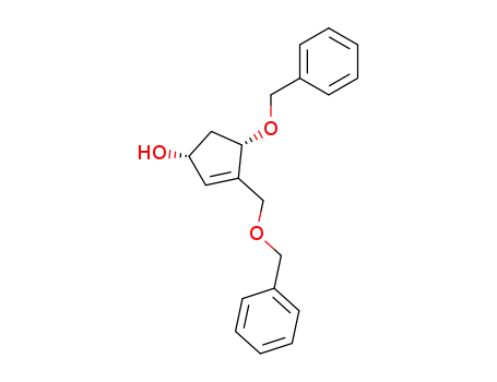 (1R,4S)-4-(phenylmethoxy)-3-[(phenylmethoxy)methyl]cyclopent-2-en-1-ol