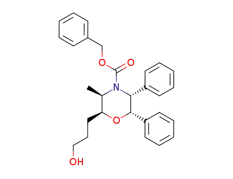 (2S,3R,5R,6S)-4-(benzyloxycarbonyl)-5,6-diphenyl-2-hydroxypropyl-1,2,5,6-tetrahydro-4H-1,4-oxazine