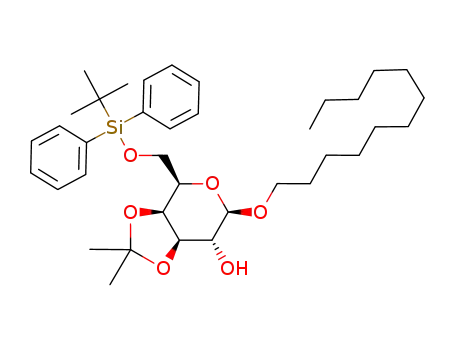 dodecyl 3,4-O-isopropylidene-6-O-tert-butyldiphenylsilyl-β-D-galactopyranoside