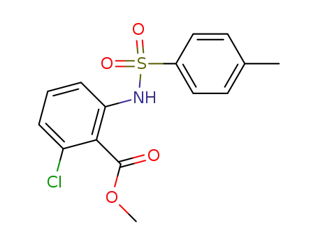 Molecular Structure of 247237-42-9 (methyl 6-chloro-2-(N-p-toluenesulfonyl)aminobenzoate)