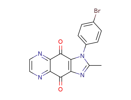 1-(4-Bromophenyl)-2-methyl-4,9-dihydro-1H-imidazo[4,5-g]quinoxaline-4,9-dione