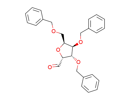(2R,3S,4R,5S)-3,4-Bis-benzyloxy-5-benzyloxymethyl-tetrahydro-furan-2-carbaldehyde