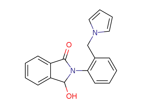2,3-dihydro-3-hydroxy-2-[2-(pyrrol-1-ylmethyl)phenyl]-1H-isoindol-1-one