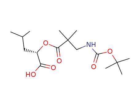 (2S)-2-{[3-(TERT-BUTOXYCARBONYL)-2,2-DIMETHYLPROPANOYL]OXY}-4-METHYLPENTANOIC ACID