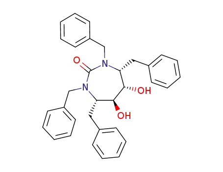 (4S,5S,6S,7R)-1,3,4,7-Tetrabenzyl-5,6-dihydroxy-[1,3]diazepan-2-one