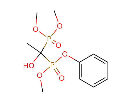 [1-(dimethoxyphosphonyl)-1-hydroxyethyl]-1-phosphonic acid methyl phenyl ester