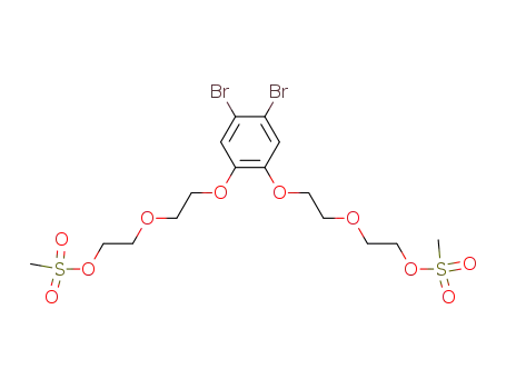 4,5-dibromo-1,2-bis{2'-[2''-(methylsulfonyloxy)ethoxy]ethoxy}benzene