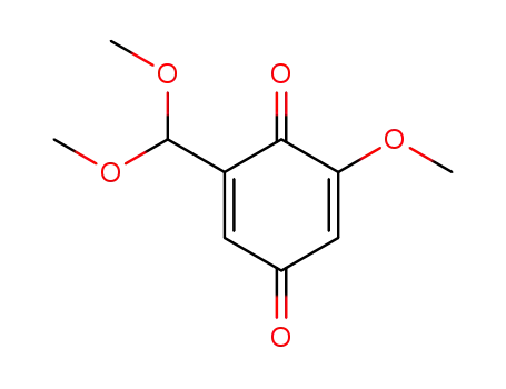 2,5-Cyclohexadiene-1,4-dione, 2-(dimethoxymethyl)-6-methoxy-