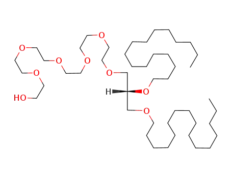 1,2-Di-O-hexadecyl-3-O-[17-hydroxy-3,6,9,12,15-pentaoxaheptadecyl]-sn-glycerol